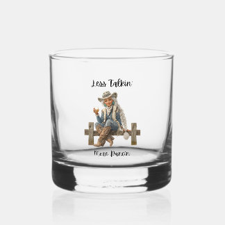 Verre à Whisky 'Moins de Paroles, Plus de Danse'