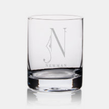 Monogramme élégant Initial N Nom modifiable