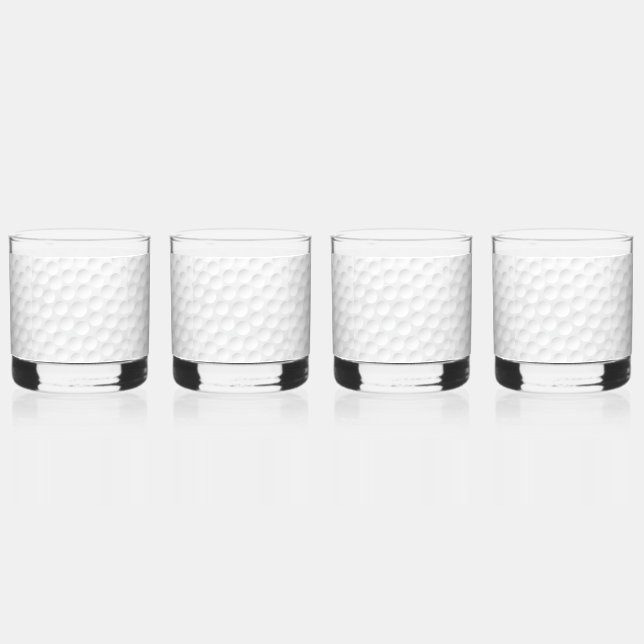 Verre À Whisky Motif de balle de golf (Recto)