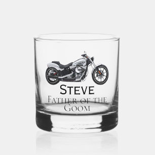Verre À Whisky Moto Homme Groomsman Père de la chambre Cadeau