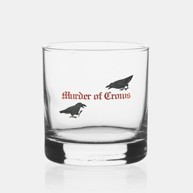Verre À Whisky Murder of Crows (Recto)