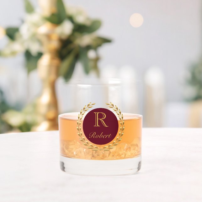 Verre À Whisky Nom personnalisé (Insitu (Mariage))