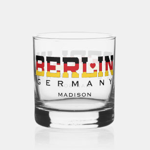 Verre À Whisky Nom personnalisé Berlin Allemagne
