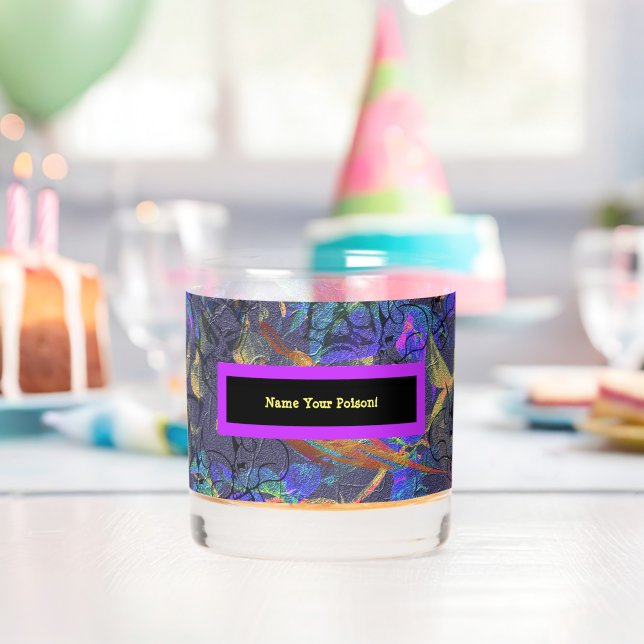 Verre À Whisky Nommez votre poison (Insitu (Anniversaire))