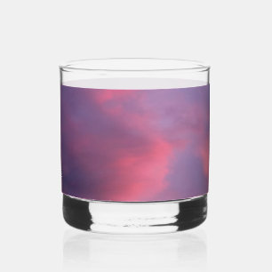 Verre À Whisky Nuages roses bleus