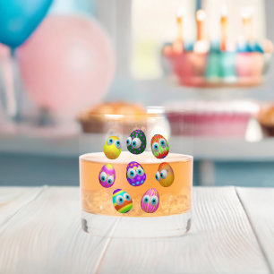 Verre À Whisky Œufs de Pâques Dessin Animé Mignons et Drôles