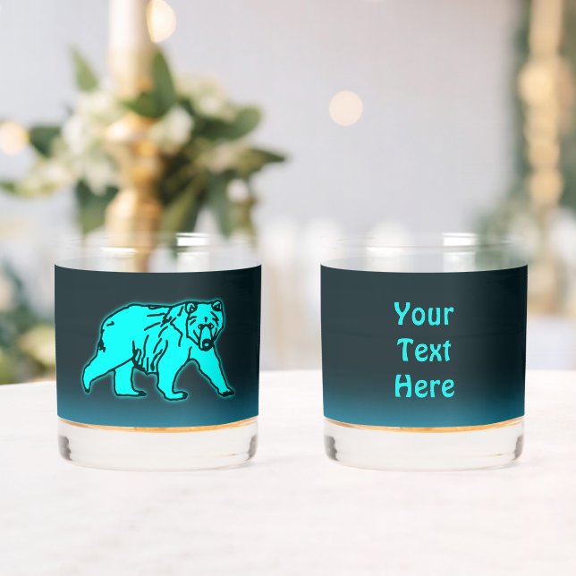 Verre À Whisky Ours bleu Kodiak (Insitu (Mariage))