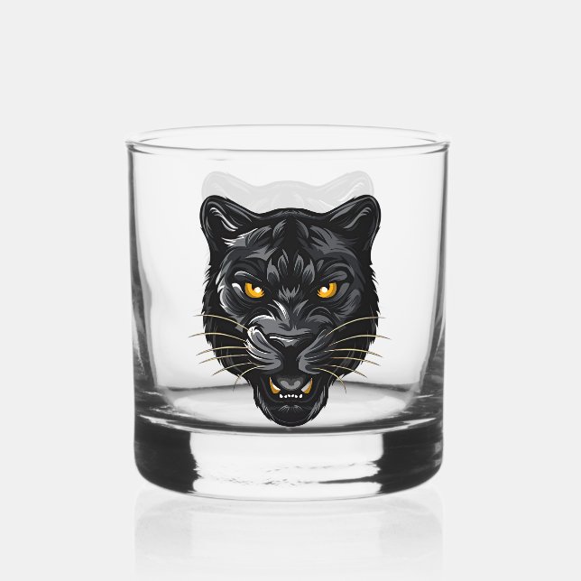 Verre À Whisky Panthère noire (Recto)