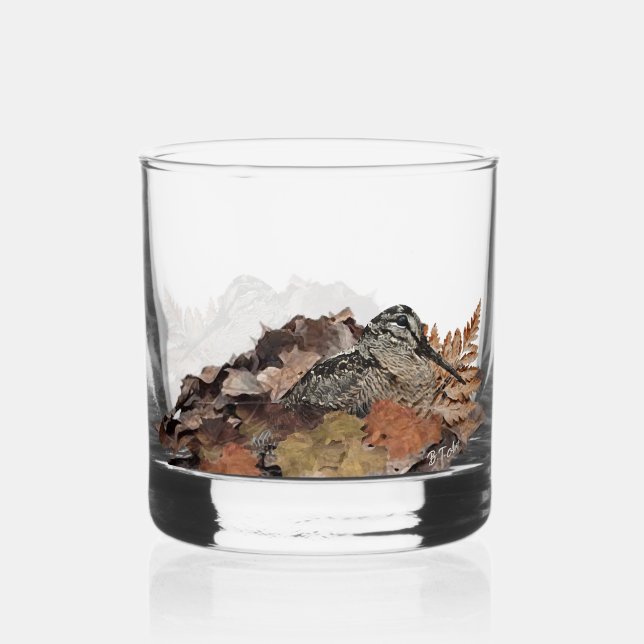 Verre À Whisky Passion pour la chasse à la bécasse (Recto)
