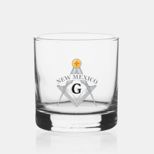 Verre À Whisky Pavillon de franc-maçonnerie de l'état du Nouveau-