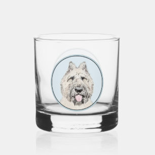 Verre À Whisky Peinture de Bouvier des Flandres - Art canin origi