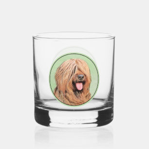 Verre À Whisky Peinture de Briard - Jolie illustration originale