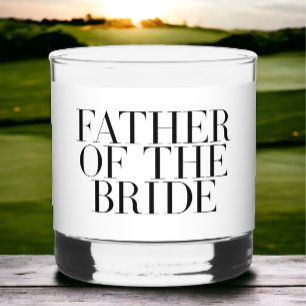 Verre À Whisky Père de la Mariée Cadeau Personnalisé pour Papa