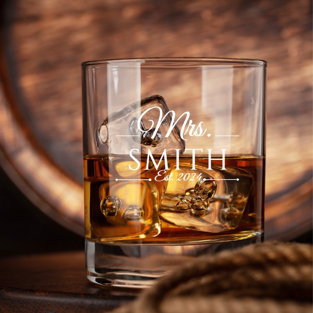 Verre à Whisky Personnalisé pour Mariage Élégant (Créateur téléchargé)