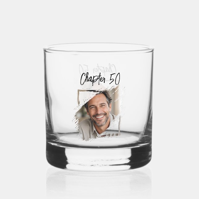 Verre À Whisky Photo Chapitre 50e anniversaire (Recto)