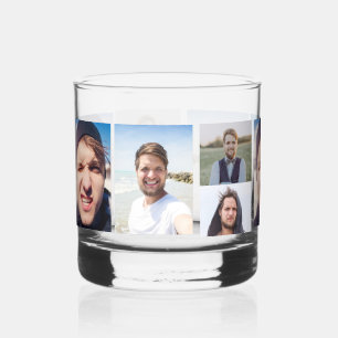 Verre À Whisky Photo Collage Mettez Votre Visage Sur Un