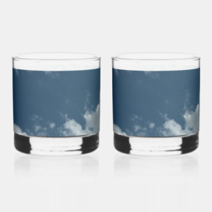 Verre À Whisky Photographie abstraite de ciel nuageux