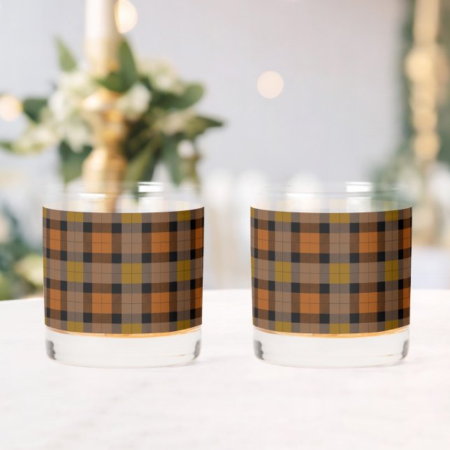 Verre À Whisky Plaid Automne (Insitu (Mariage))