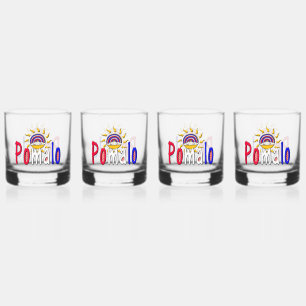 Verre À Whisky Pomalo - Détente croate avec soleil et arc-en-ciel