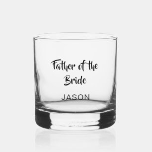 Verre à Whisky pour le Père de la Mariée