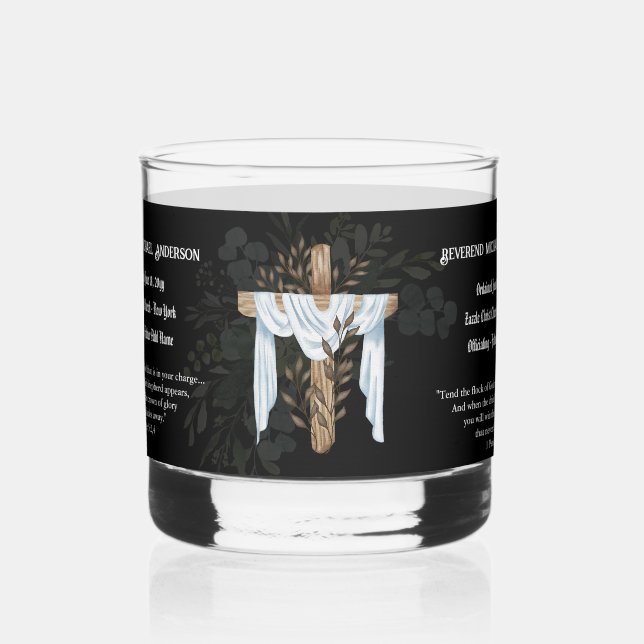 Verre À Whisky Prêtre nouvellement ordonné Pasteur Deacon Ministr (Gauche)