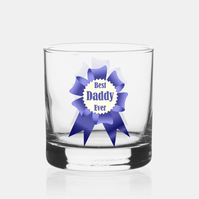 Verre À Whisky Prix Best Daddy Ever pour le Père (Verso)