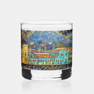Verre À Whisky Rêves dorés inspirés de Klimt pour le port de Mont