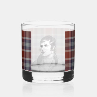 Verre À Whisky Robert Burns Tartan Whisky Glass