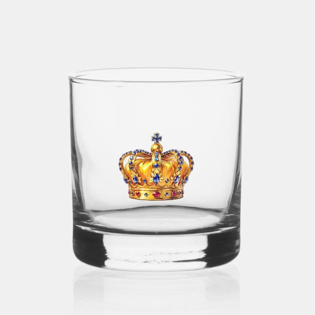 Verre À Whisky Royal golden crown (Recto)