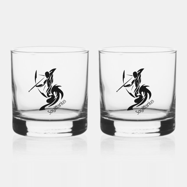 Verre À Whisky Sagittaire zodiaque (Recto)