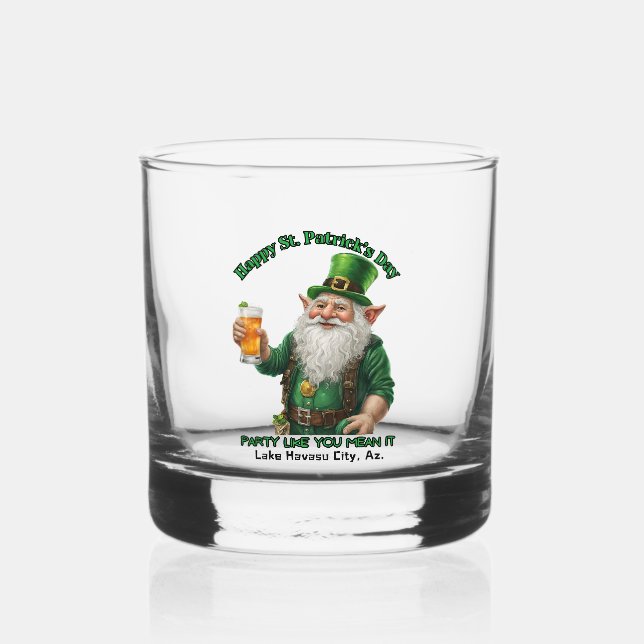 Verre À Whisky Saint Patrick's Day (Recto)