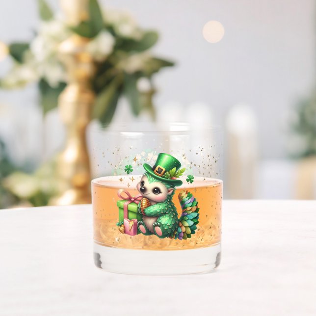 Verre À Whisky Saint Patrick's Day Lucky Hedgehogs (Insitu (Mariage))