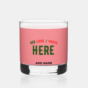 VERRE À WHISKY SAUMON MODERNE ET MODERNE, PINK VÉRIFIÉ MARQUE