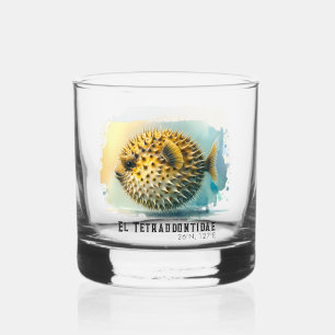 Verre À Whisky Série aquarelle : Poisson-globe