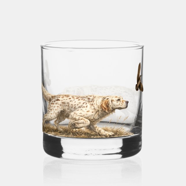 Verre À Whisky Setter anglais  (Recto)
