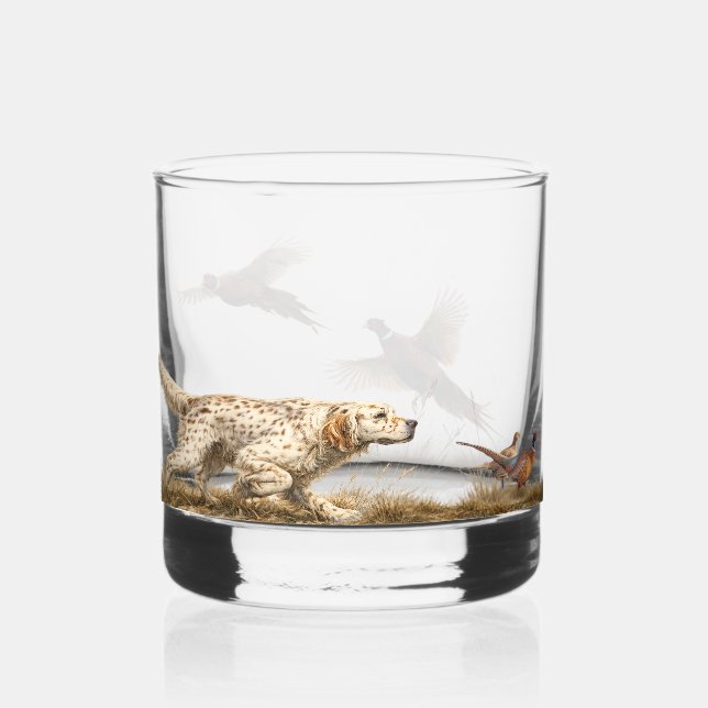 Verre À Whisky Setter anglais  (Recto)