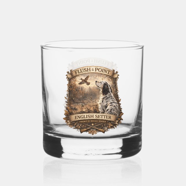 Verre À Whisky Setter anglais (Recto)