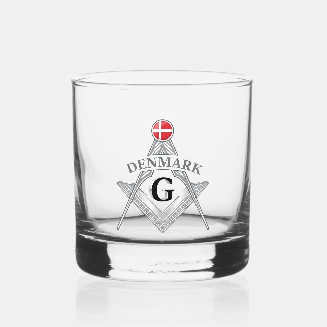 Verre À Whisky Signe de la franc-maçonnerie danoise (Recto)