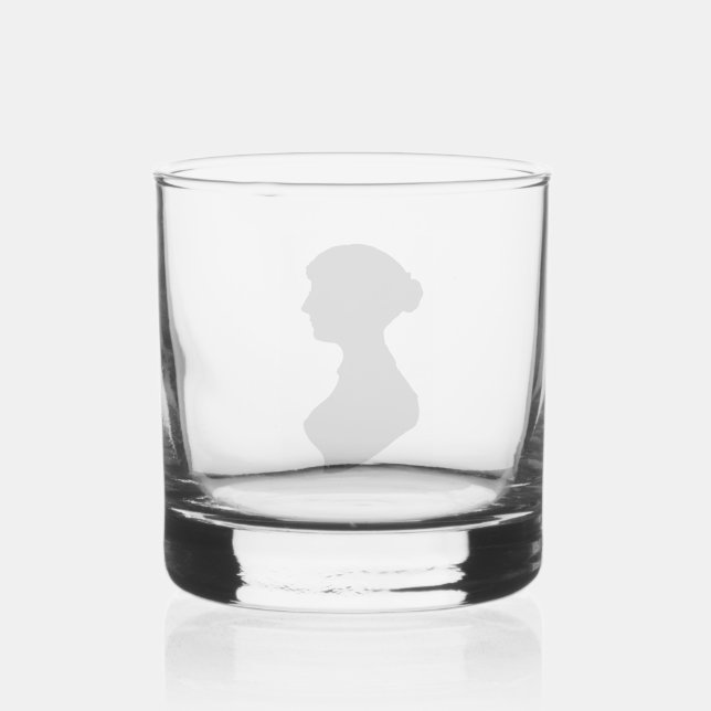 Verre À Whisky Silhouette de Jane Austen (Recto)