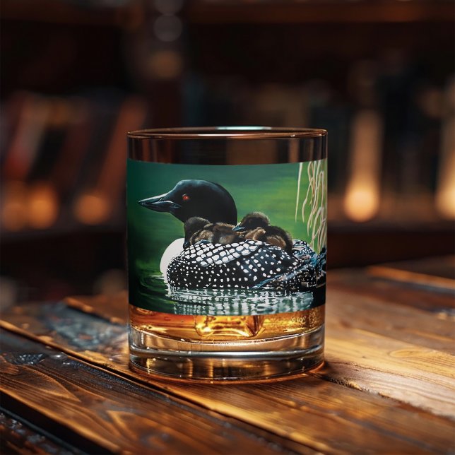 Verre À Whisky Sortie de la famille Loon (Créateur téléchargé)