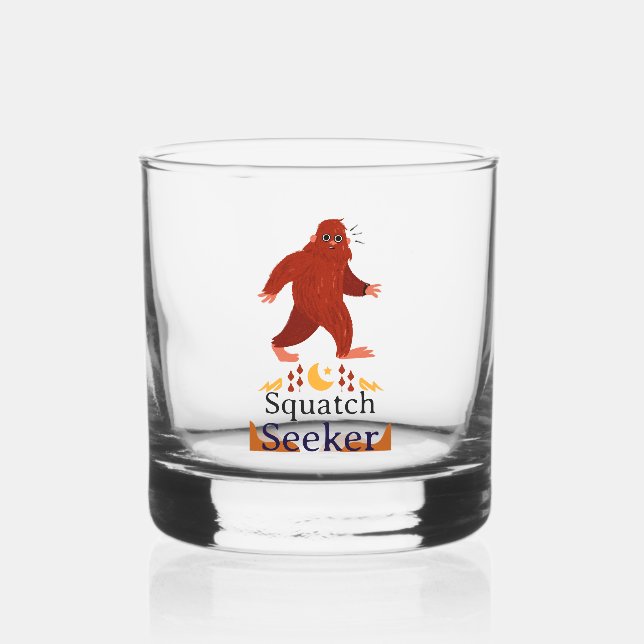 Verre À Whisky Squatch Seeker gros pied (Recto)