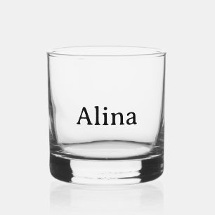 Verre À Whisky supprimer le texte et ajouter votre propre concept