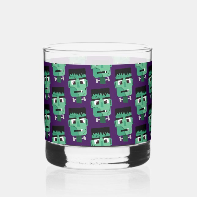 Verre À Whisky Tête de monstre de Frankenstein (Recto)