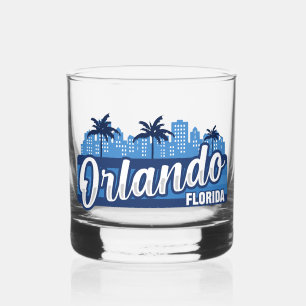 Verre À Whisky Texte personnalisé Orlando Floride