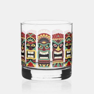 Verre À Whisky Totaux Tiki Texte Personnalisés