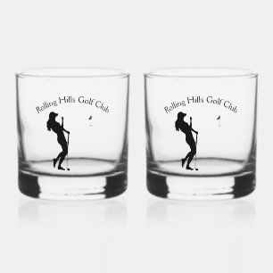 Verre À Whisky Trou de golf pour dames en une personne