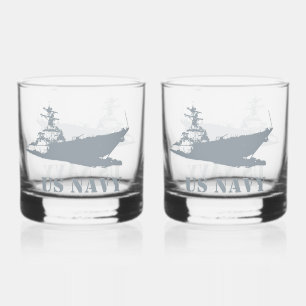 Verre À Whisky US NAVY personnalisable