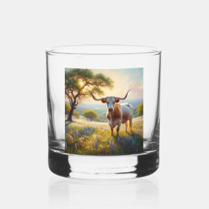 Verre À Whisky Vache à landes du printemps du Texas