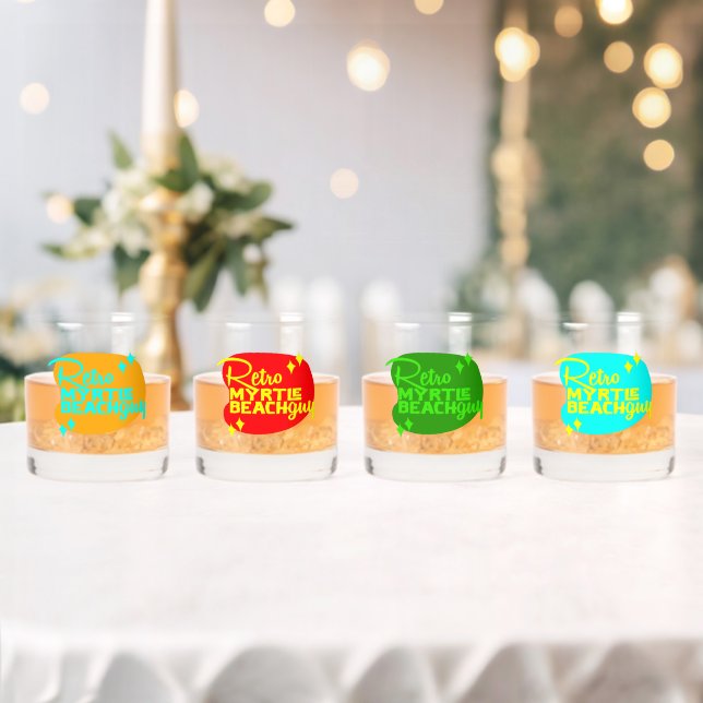 Verre À Whisky Variété Retro Myrtle Beach Guy (Insitu (Mariage))