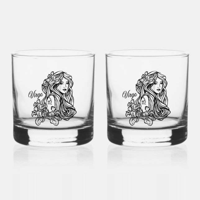 Verre À Whisky Vierge Zodiac Vierge (Recto)